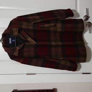 Men's Lands's End Wool Coat Size M 38-40